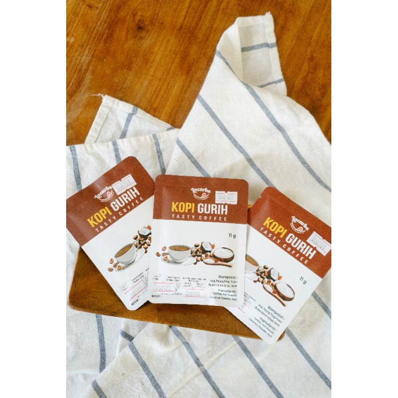 

Kopi Gurih Locarbs 1 Pack Isi 5 Pcs Keto Friendly