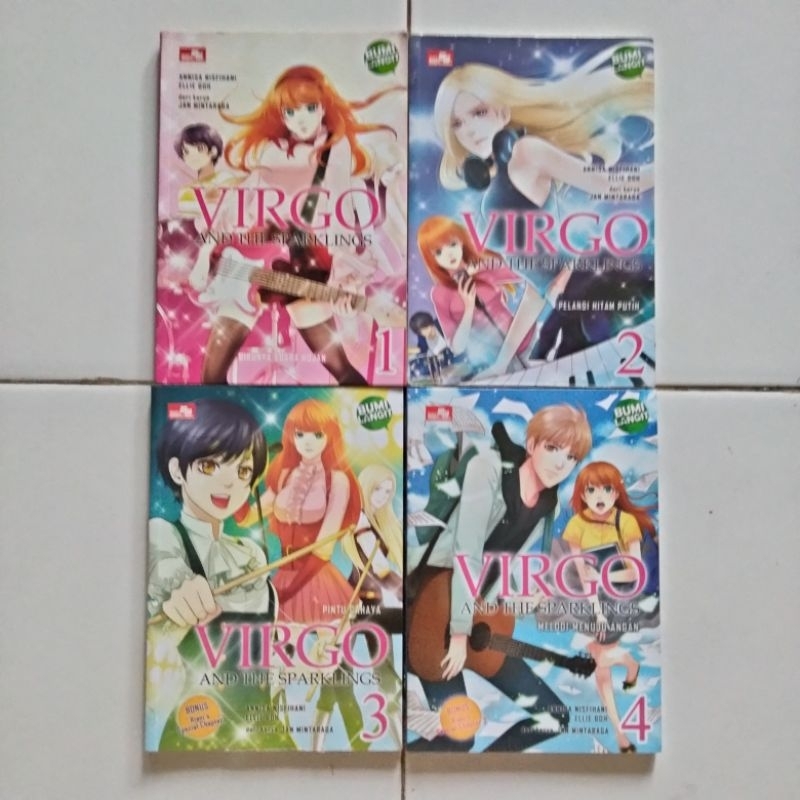 Komik Lokal Bumi Langit Virgo and The Sparklings - 1-4 Tamat - Jan Mintaraga