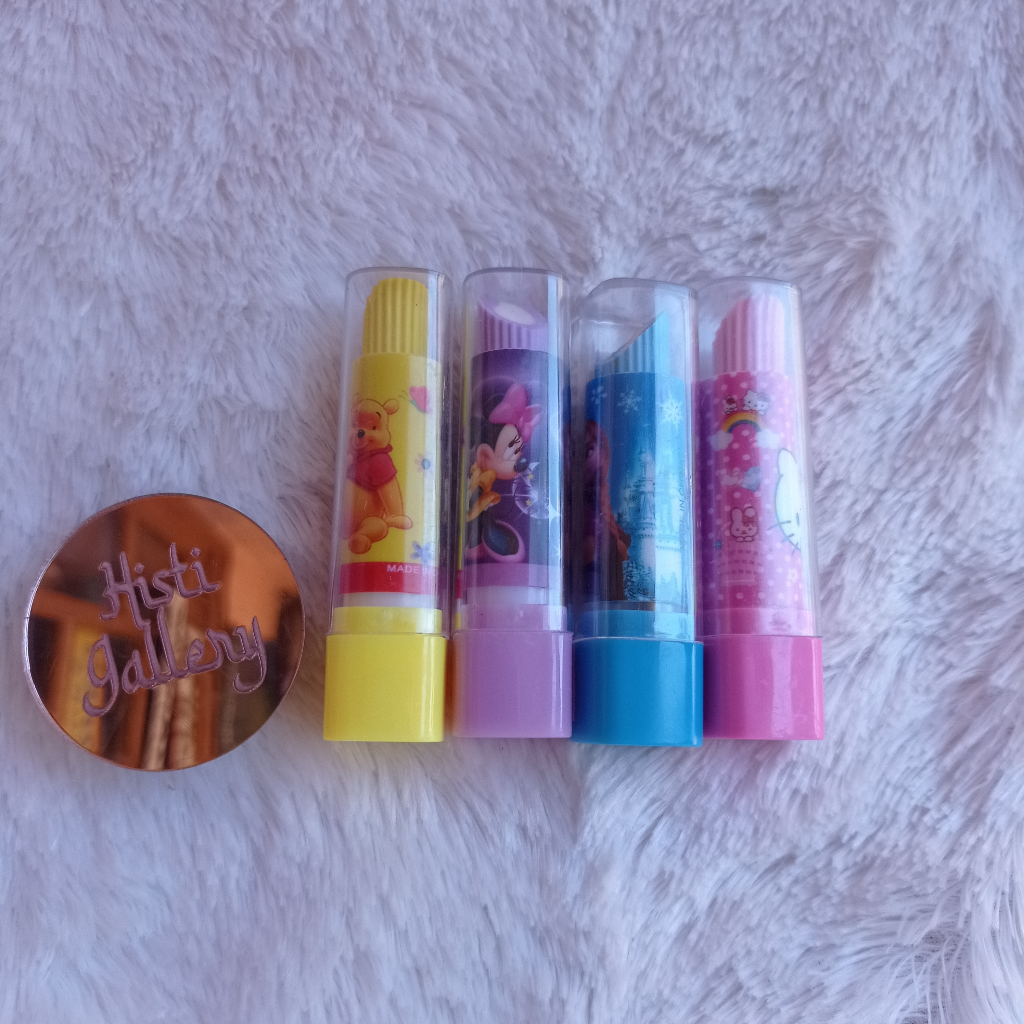 

Penghapus Karakter Lipstik Dengan Tutup / Penghapus Motif / Alat Tulis Lucu