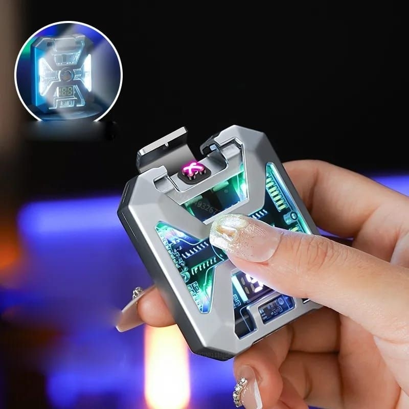 Korek api elektrik Electric Lighter Windproof Waterproof double arc lighter