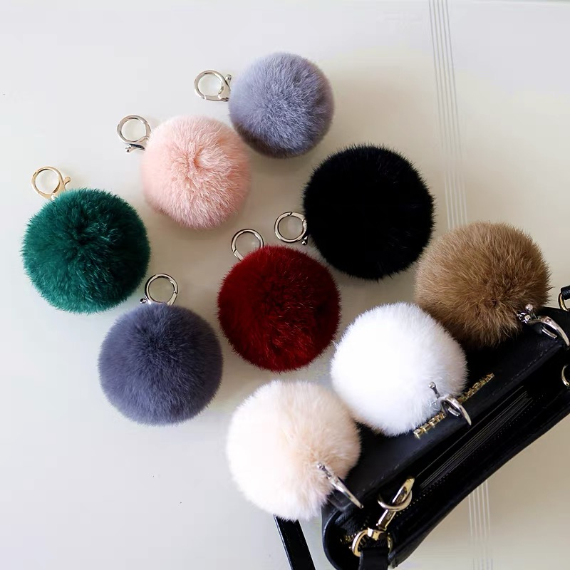 【Ready Stock】Cute Leopard Rabble Rabbit Rabbit Rabbit Fashion Bag Fashion Bags Plush Keychain Townsh