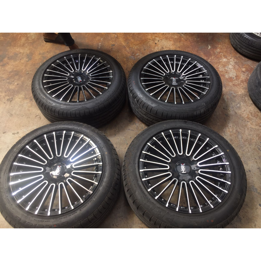 VELG BEKAS AMARASI R18X8 BAUT 5 PCD 5X114 ET45 + BAN 235 50 R18