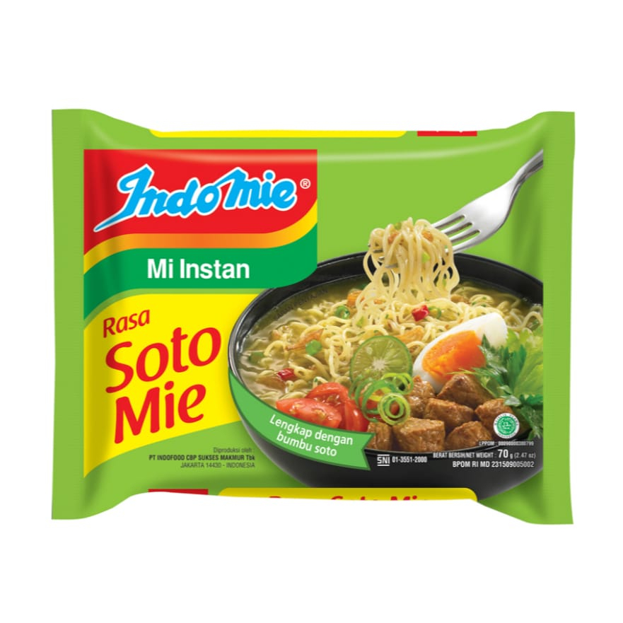 

Indomie Mi Instan Soto Mie 70 g
