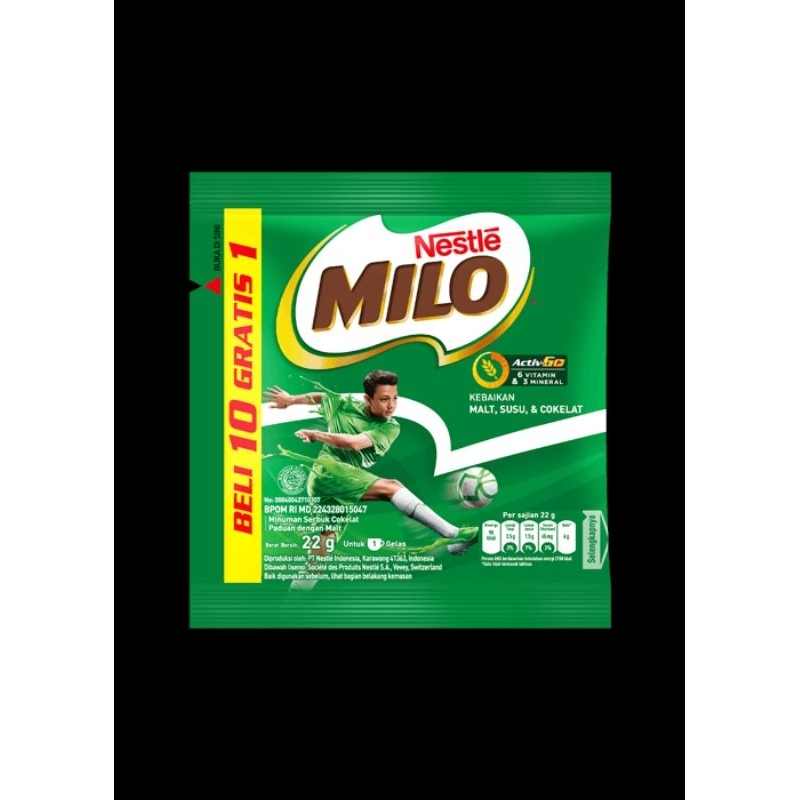 

Milo sachet isi 10+1