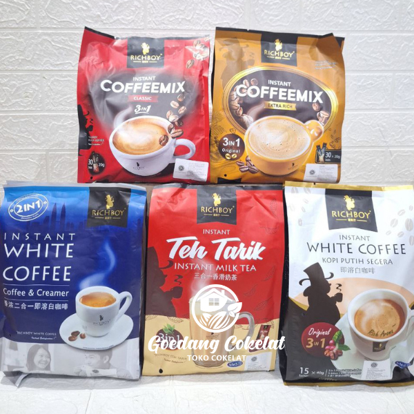 

RICHBOY Coffeemix Classic Extra Rich White Coffee Teh Tarik (3In1) (2In1)