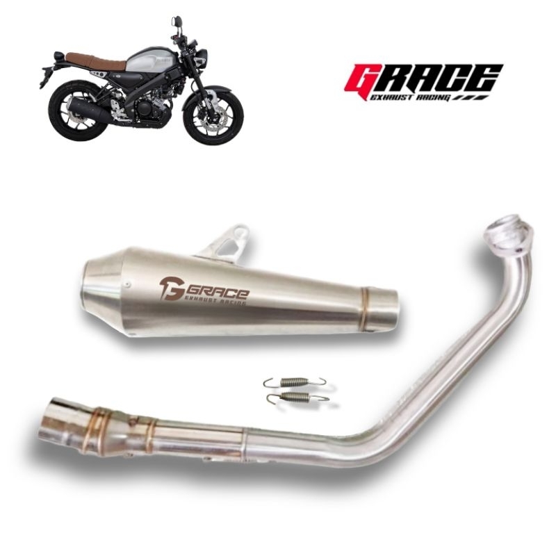 knalpot xsr 155 fullsystem original grace type at1