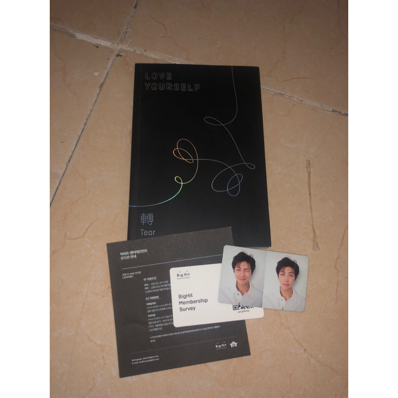ALBUM BTS TEAR ‘R’ UNSEALED PC RM