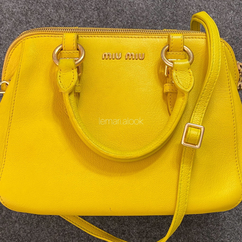 TAS SECOND MIU BAG YELLOW