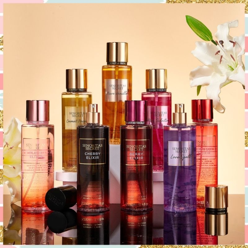 Body Mist Parfum Body Spray Senoritas Secret Original One Fragrance Victoria Secret Mist Brume Parfumee Deluxe 250