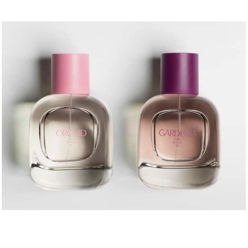 New - parfum zara Orchid zara Bloom 01 + Gardenia zara Bloom 02 for women 90ml (original reject no b