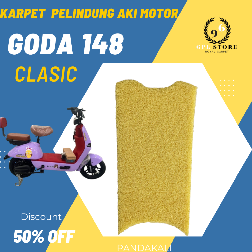 Karpet sepeda motor listrik GODA LYCAN 148 Classic