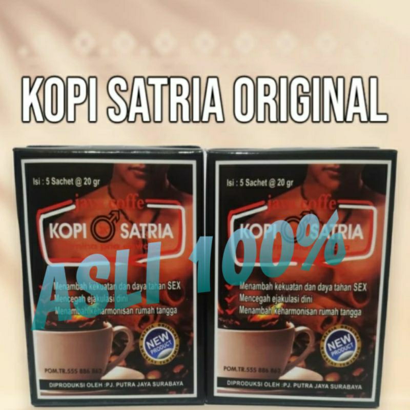 Kopi Satria Original 100% ASLI/ 1BOX isi 5sachet