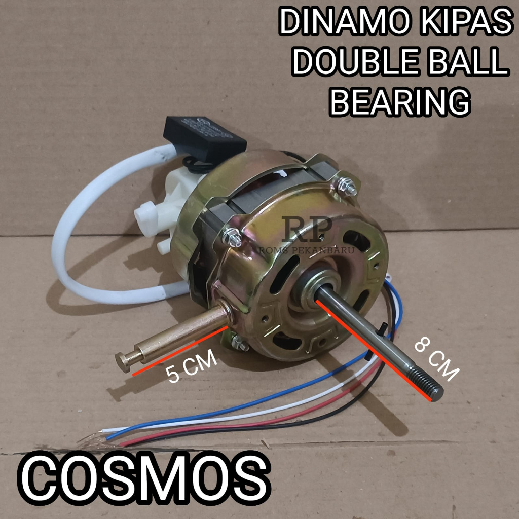 TERBARU DINAMO KIPAS ANGIN COSMOS DOUBLE BALL BEARING-DINAMO KIPAS COSMOS BERING