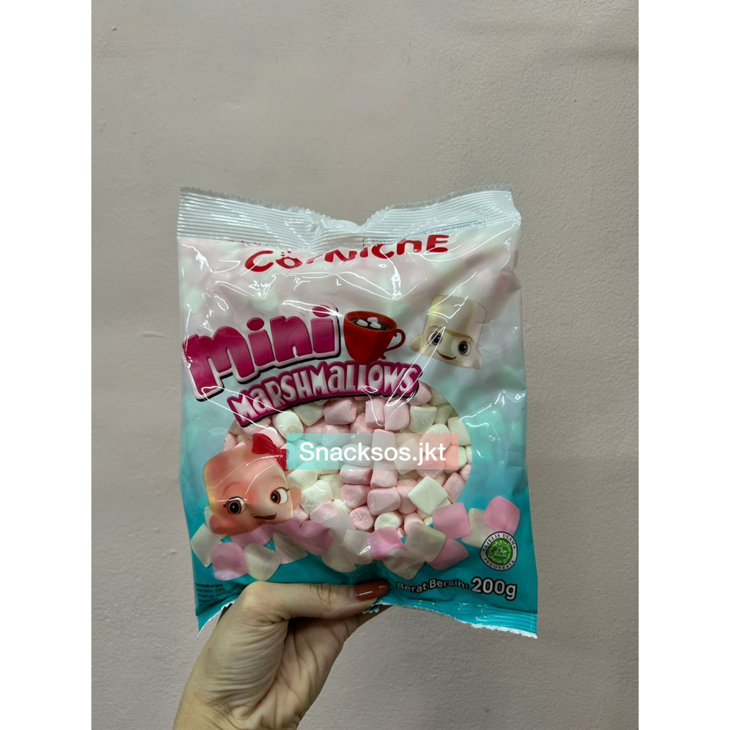 

CORNICHE MINI WHITE MARSHMELLOW / MINI MARSHMALLOWS - MARSHMALLOW 200GR