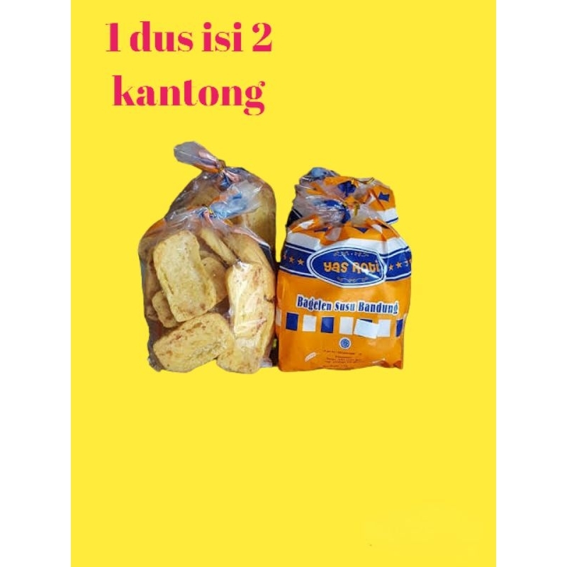 

roti kering bagelen 1 dus isi 2 kantong yas roti