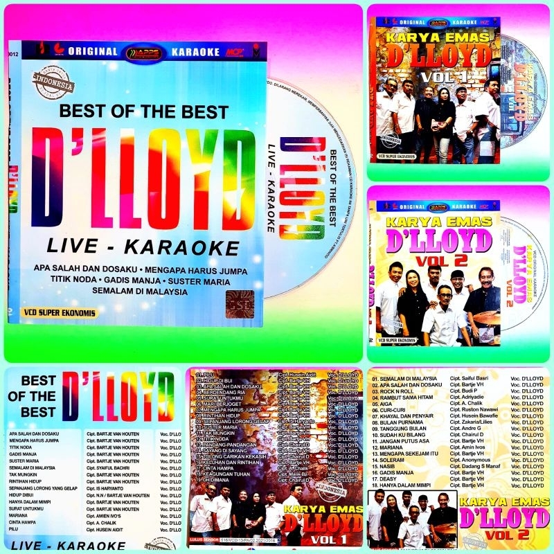 KASET VCD KARAOKE LAGU DLLOYD-VOCAL ON OF AKTIF-KASET VCD KARAOKE-KASET VCD KARAOKE DUET-KASET VCD K