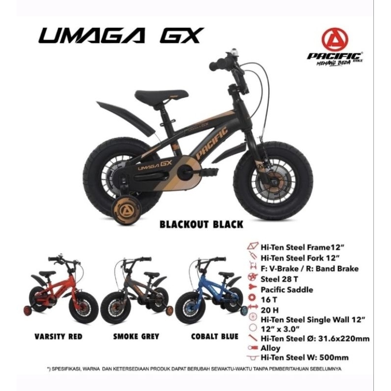 SEPEDA BMX 12 PACIFIC HOTSHOT FX