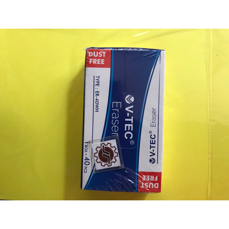 

penghapus Vtec ER-40WH dust free per pak