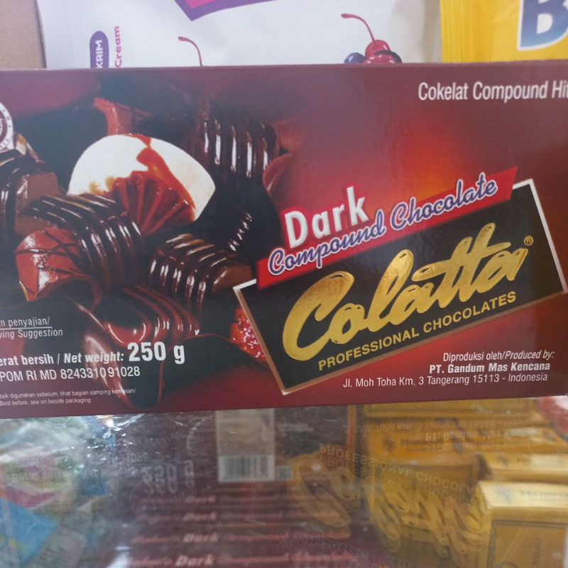 

colatta compound dark chocolate 200g