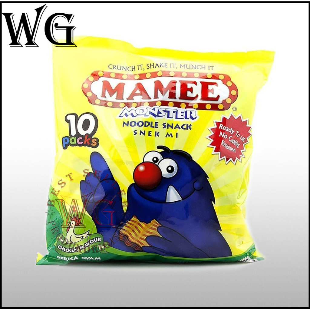 

Cemilan Instant Mie Mamee Monster Chicken Flavour Noodle Snack 250 Gram