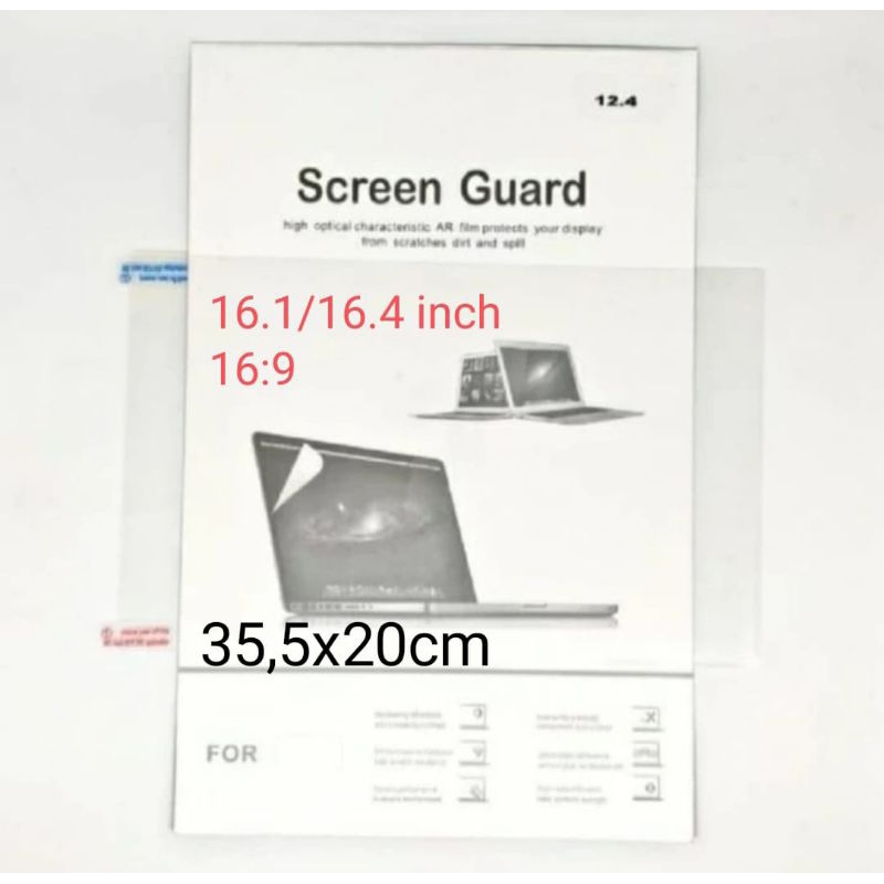 Screen Protector Notebook / Laptop 16 inch / 16"