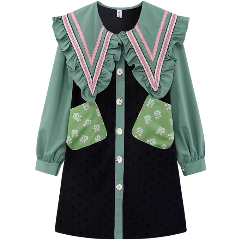 Jizzy Korean Blouse / Baju Atasan Tunik Kemeja Wanita Import