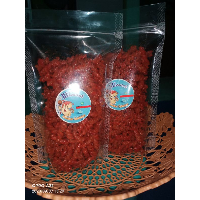 

Makaroni spiral pedas manis 160gr