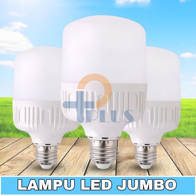 [ Pplus ] Lampu led Murah Capsule PUTIH 5w,10w,15w,20w,30w,40w /Lampu Bola LED Hemat Listrik / Murah