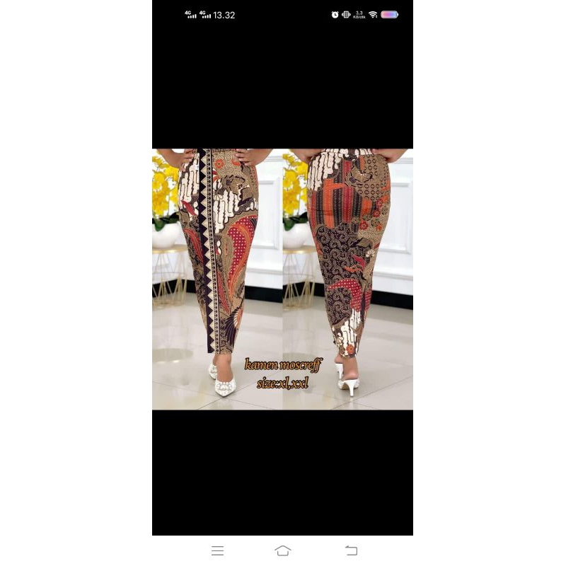 Kamen Bali atau rok Bali melar