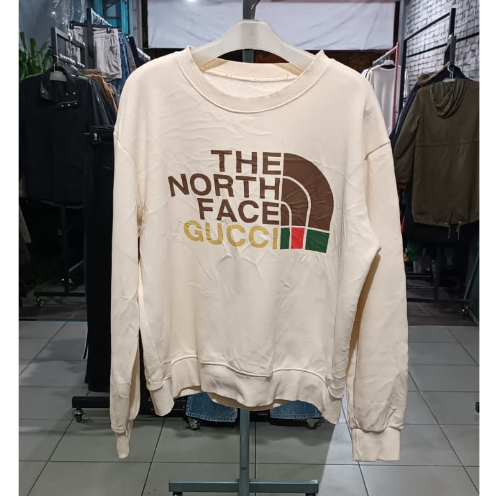 Crewneck TNF The North Face x Gucci Cream Color