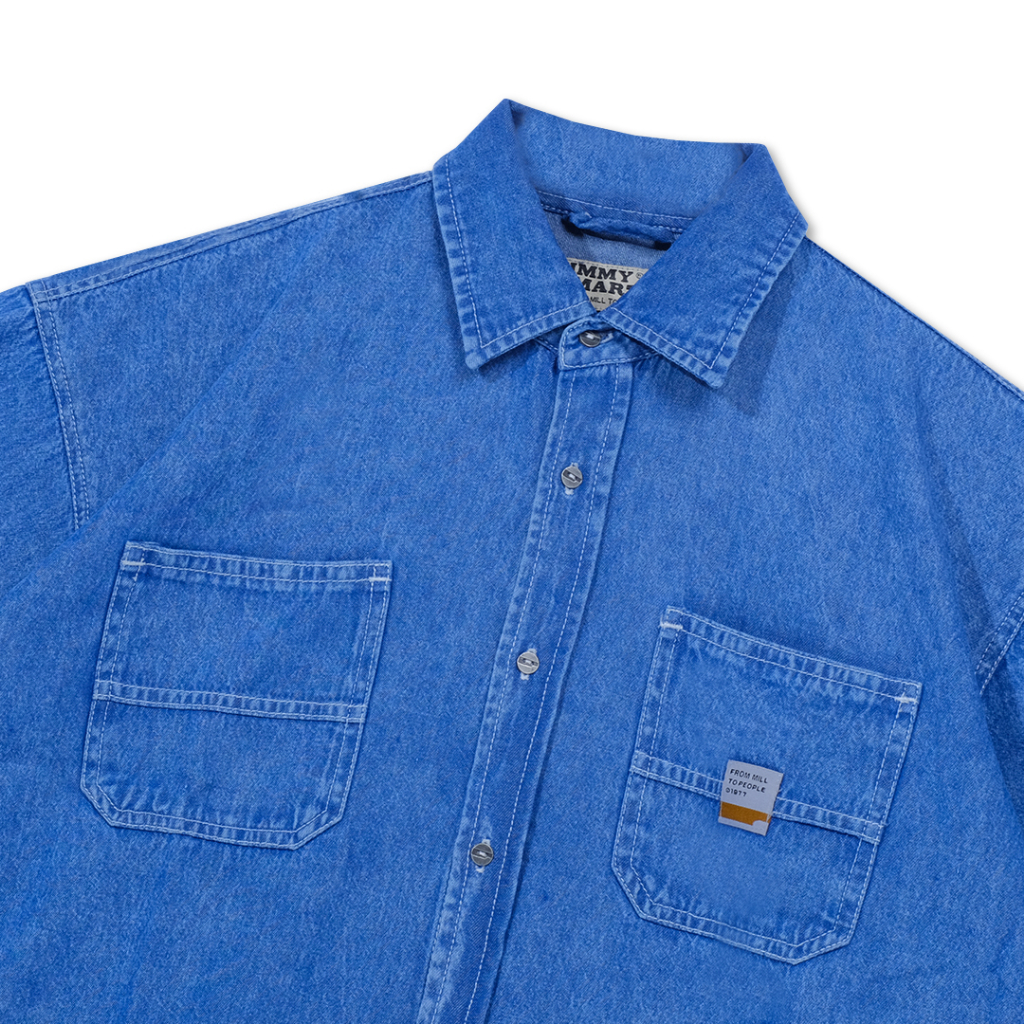 Jimmy and Martin - Basic Short Sleeve Denim Shirt - GSS-0001