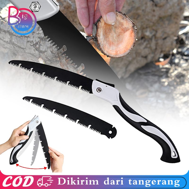 300mm Gergaji Kayu Lipat Portable Gergaji Lipat Bonsai Multifungsi Gergaji Lipat Portable Folding Sa
