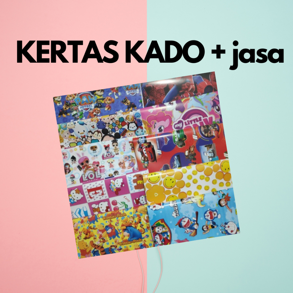 

Tambahan kertas kado untuk pembelian produk kepobelanja