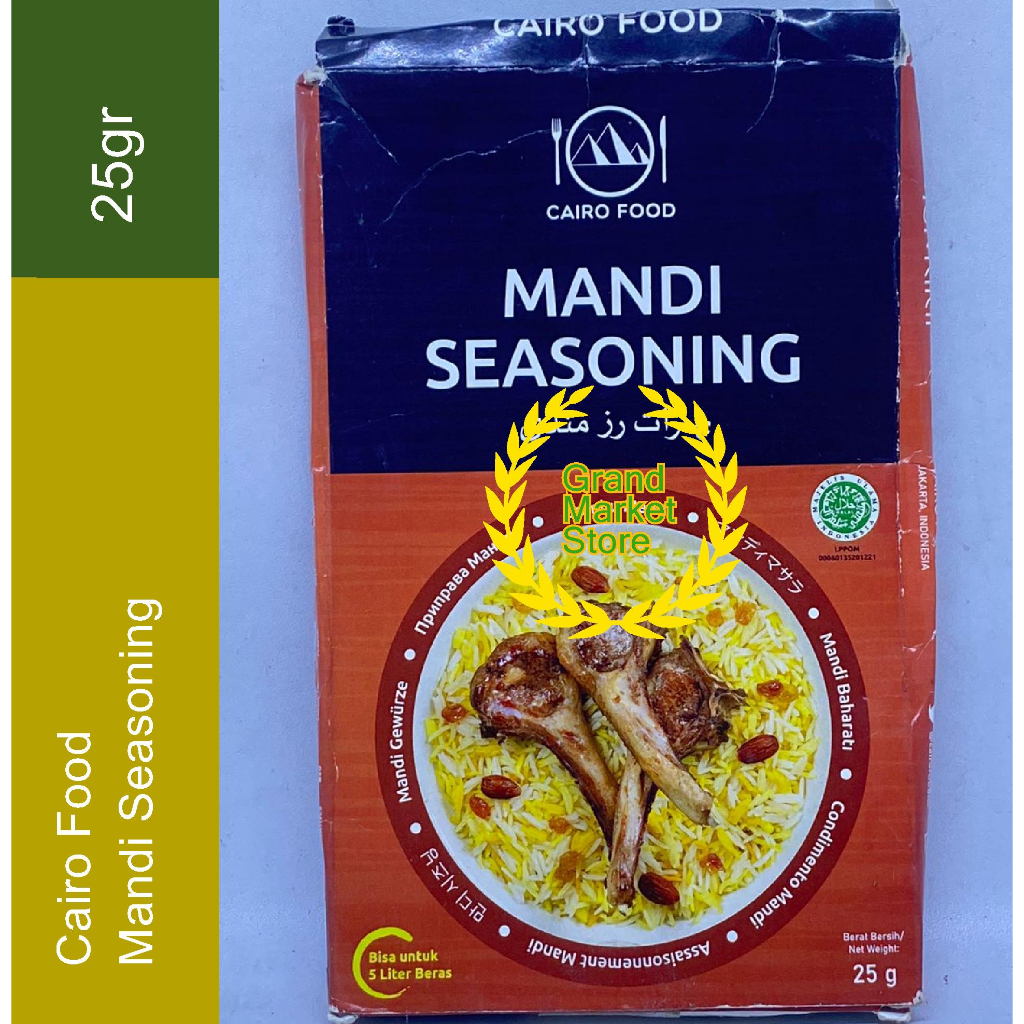 

Bumbu Mandi merek Cairo Food 25 gram Mandi Seasoning 25g