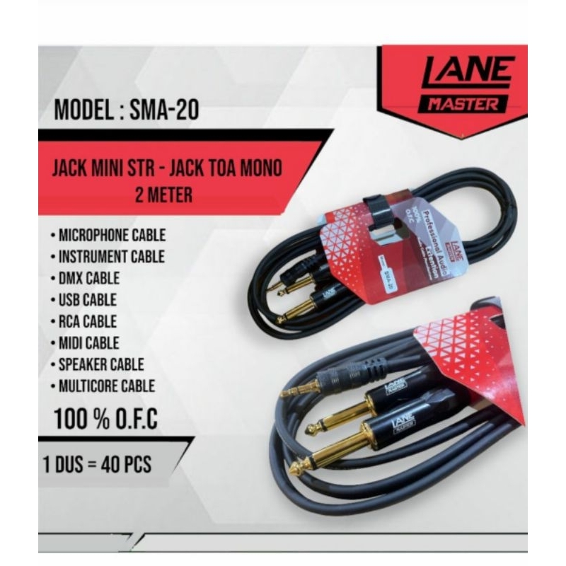 JACK TOA..JACK AMPLIFIER KE HP MERK LANE MASTER