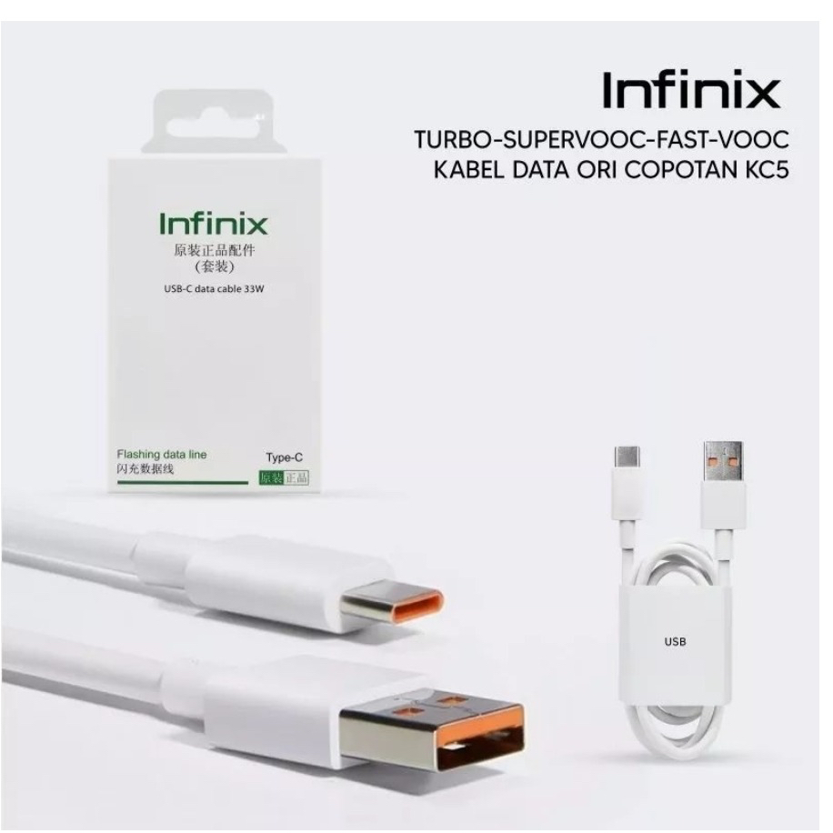 Kabel HP Charger Type C Infinix 33W COPOTAN KC5