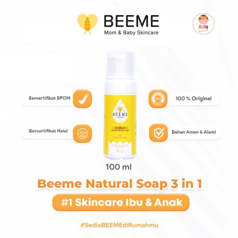 BEEME 3in 1 NATURAL SOAP