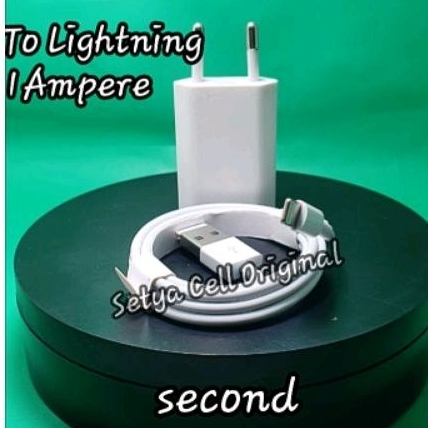 Charger Iphone Original Copotan HP(second) Bawaan hp 1Amper Usb To Lightning