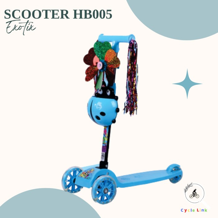Scooter Hb 005 Exotic Sekuter Lipat Anak Otoped