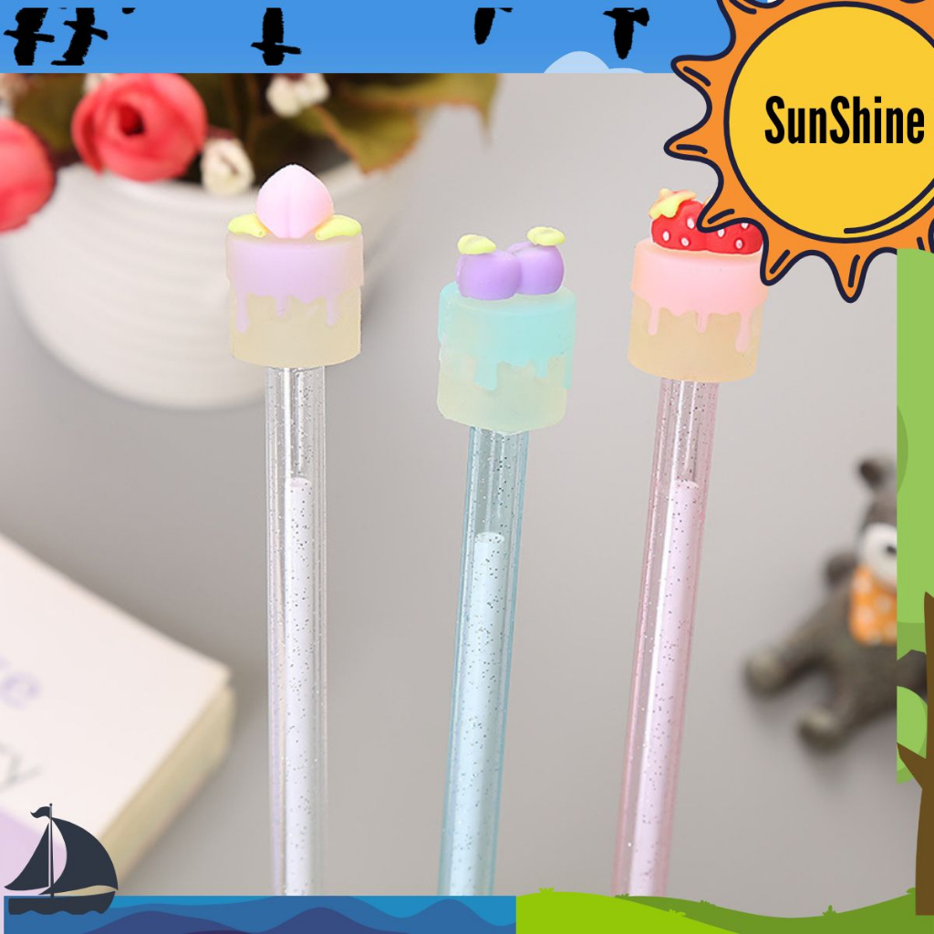 

✨ Sunshine Fancy ✨ SELUSIN / 12 Pcs Pena Gel motif Cake S0180