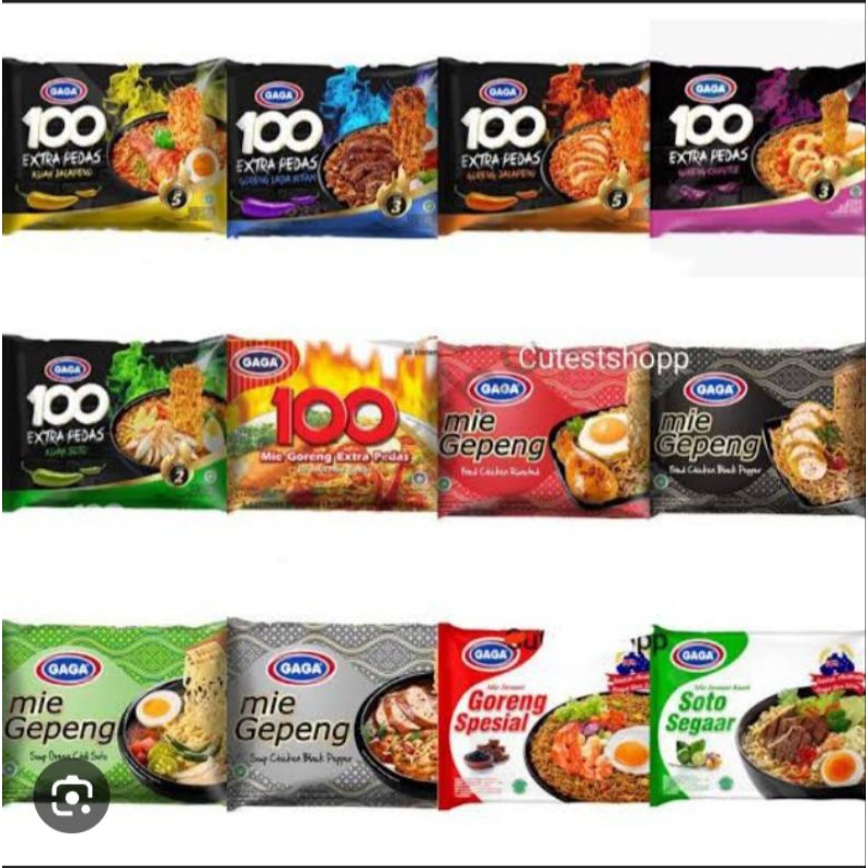 

Mie Gaga 5 pcs