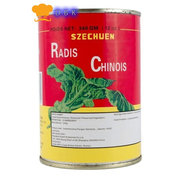 

Radish Preserved vegetable cacoi 340gr Acar lobak kaleng cacai