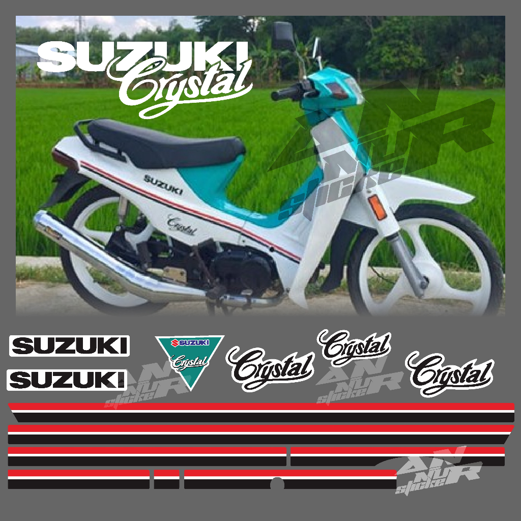 stiker striping lis body suzuki crystal 90 striping crystal 90