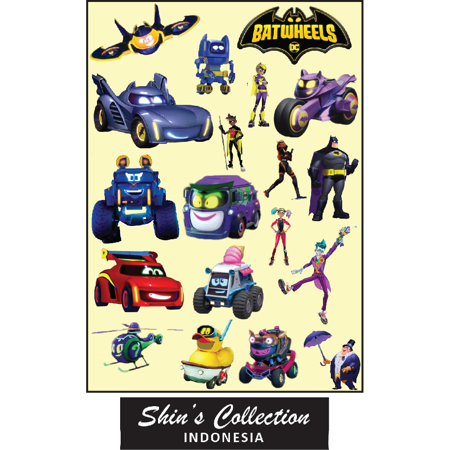 

Sticker stiker murah anti air batwheels