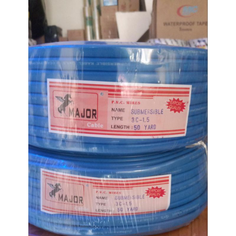 kabel sible 3×1,5×50yard pompa satelit/kabel gepeng