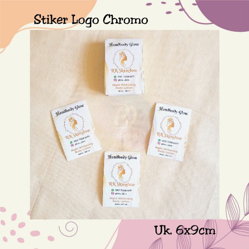 

Stiker Logo Chromo Cutting Manual isi 3 lembar A3