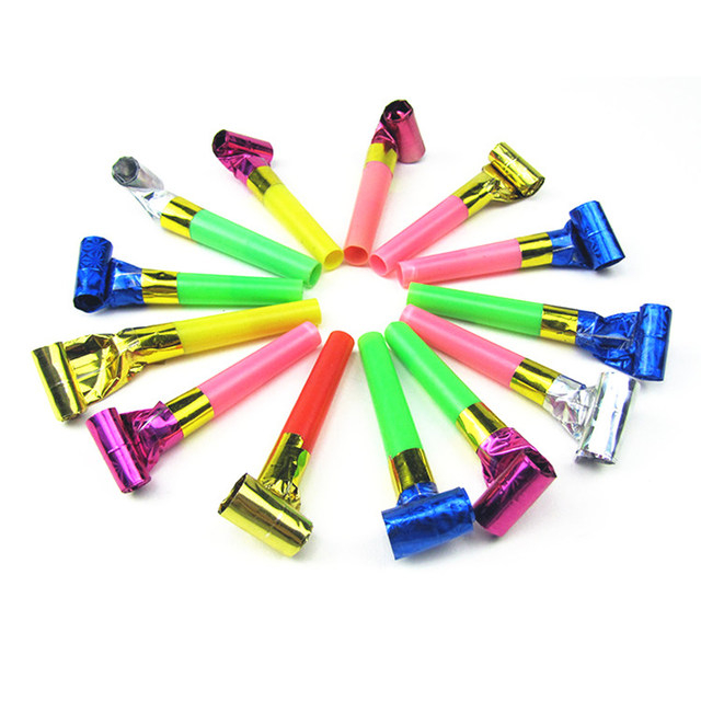 Peluit Lidah PANJANG / Tiupan Ulang Tahun / Peluit Lidah isi 10 Pcs