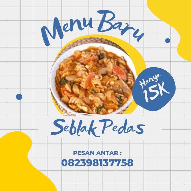 

Seblak instan harga promo 15K/pcs