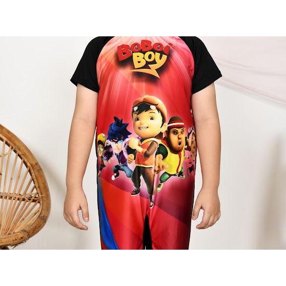 Baju Renang Anak perempuan laki laki swimsuit superhero motif boboiboy terbaru
