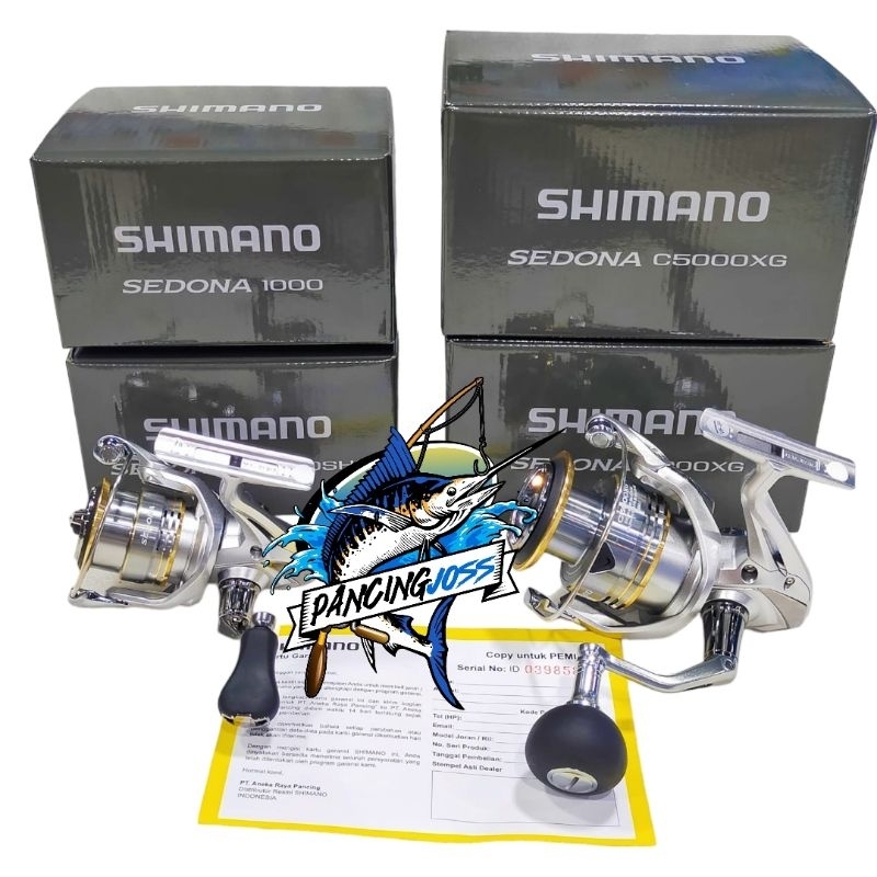 REEL SHIMANO SEDONA FJ C2000SHG POWER HANDLE NEW 2023 GARANSI | REEL SPINNING | REEL PANCING | ALAT 